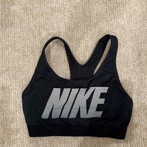 Nike Women's Black and White Sports Bra